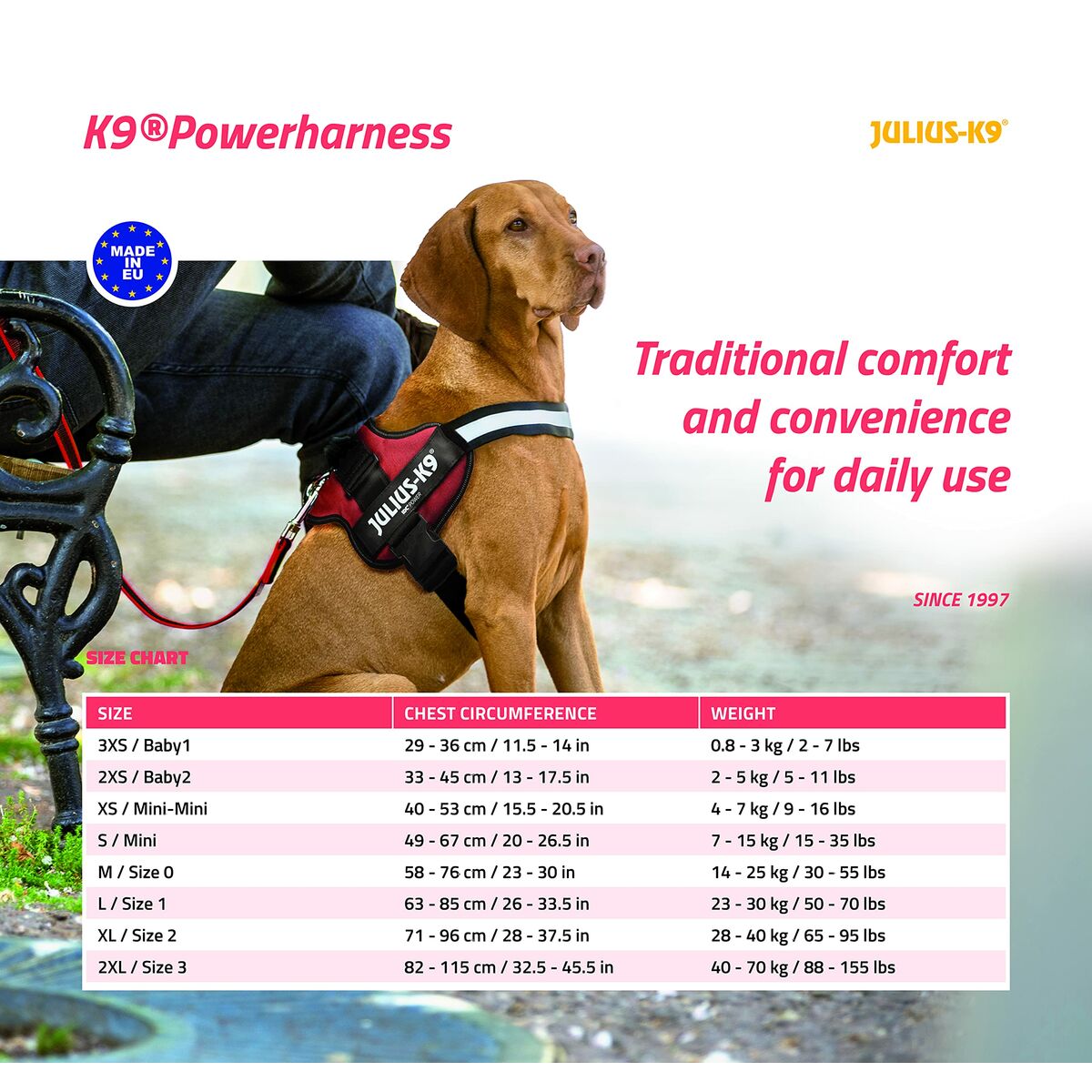 Koera rakmed Julius K9 Power XL 3